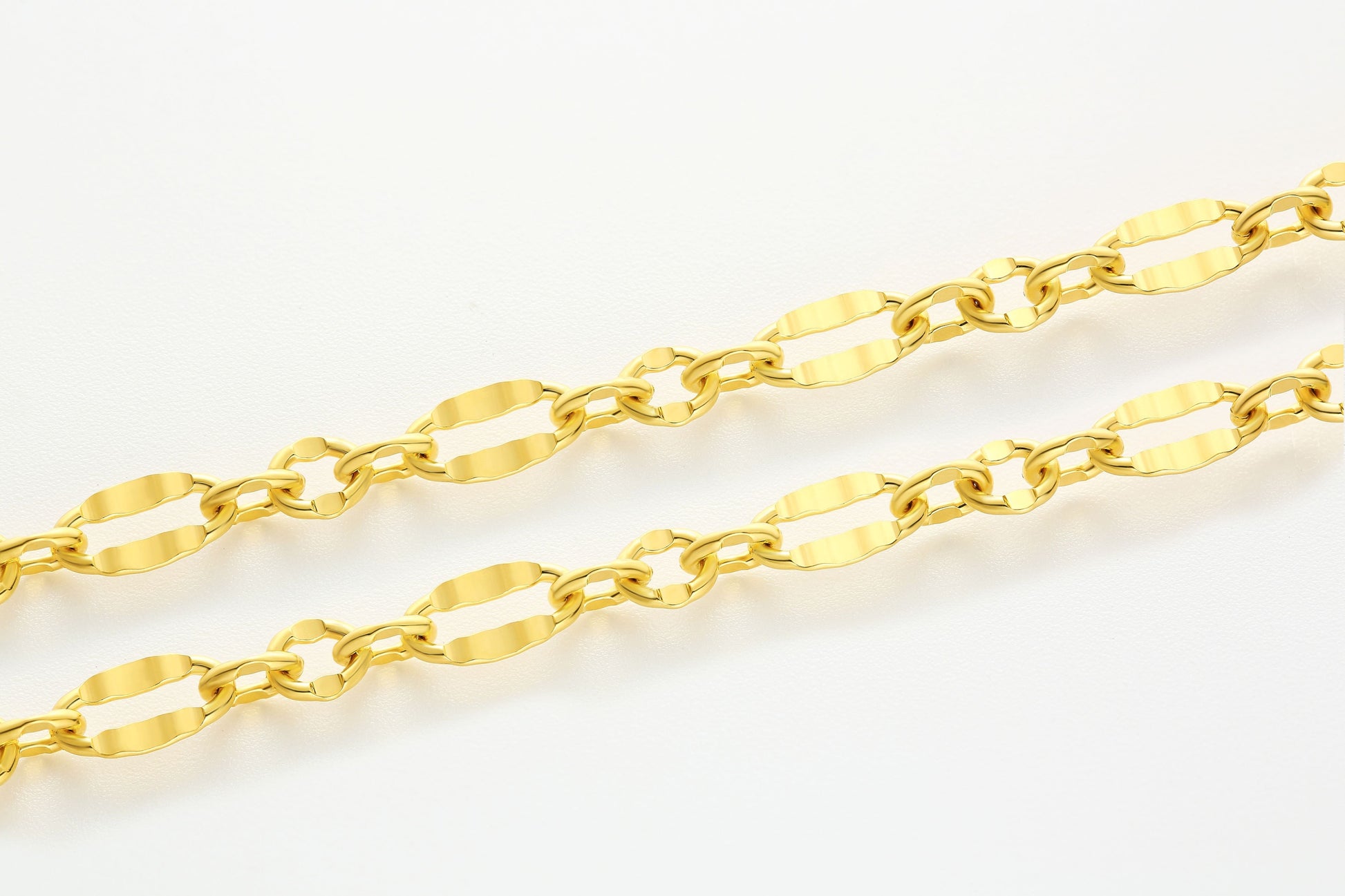 Versatile Cable Chain Hardening Gold  Necklace 