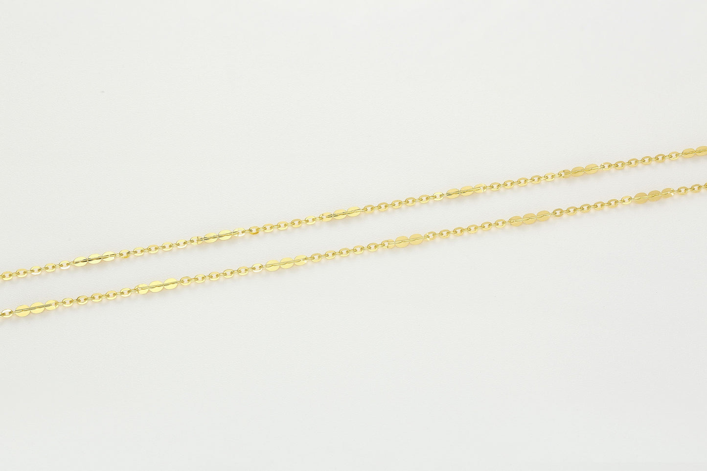 Versatile Cable Chain Hardening Gold  Necklace 