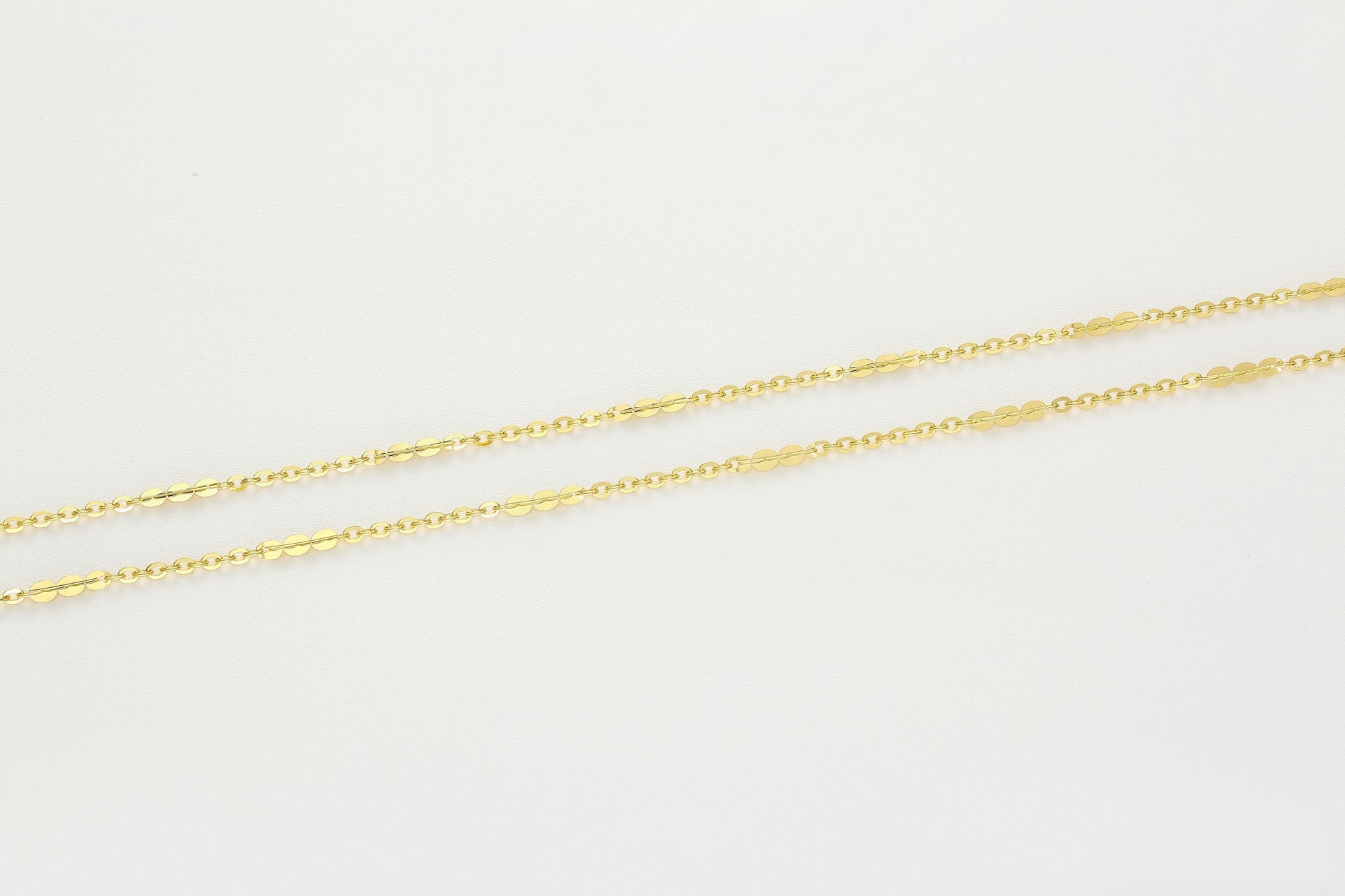 Versatile Cable Chain Hardening Gold  Necklace 