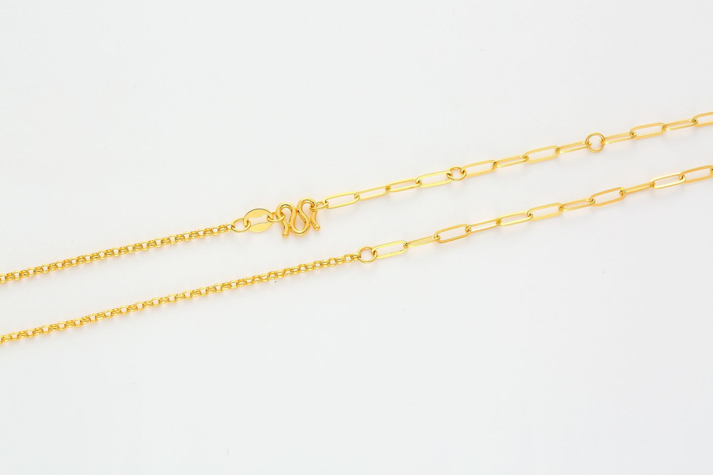 Versatile Cable Chain Hardening Gold  Necklace 