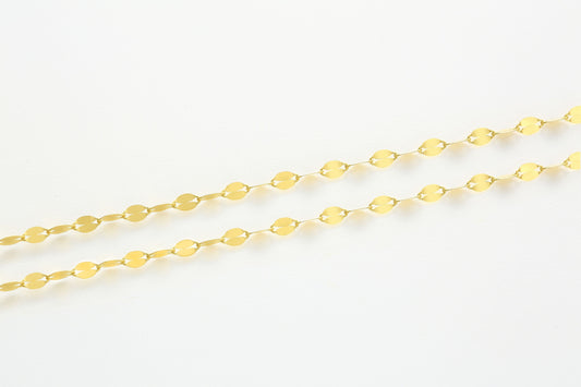 Versatile Cable Chain Hardening Gold  Necklace 