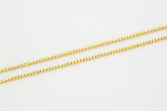 Versatile Cable Chain Hardening Gold  Necklace 