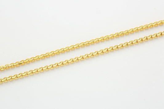 Versatile Cable Chain Hardening Gold  Necklace 