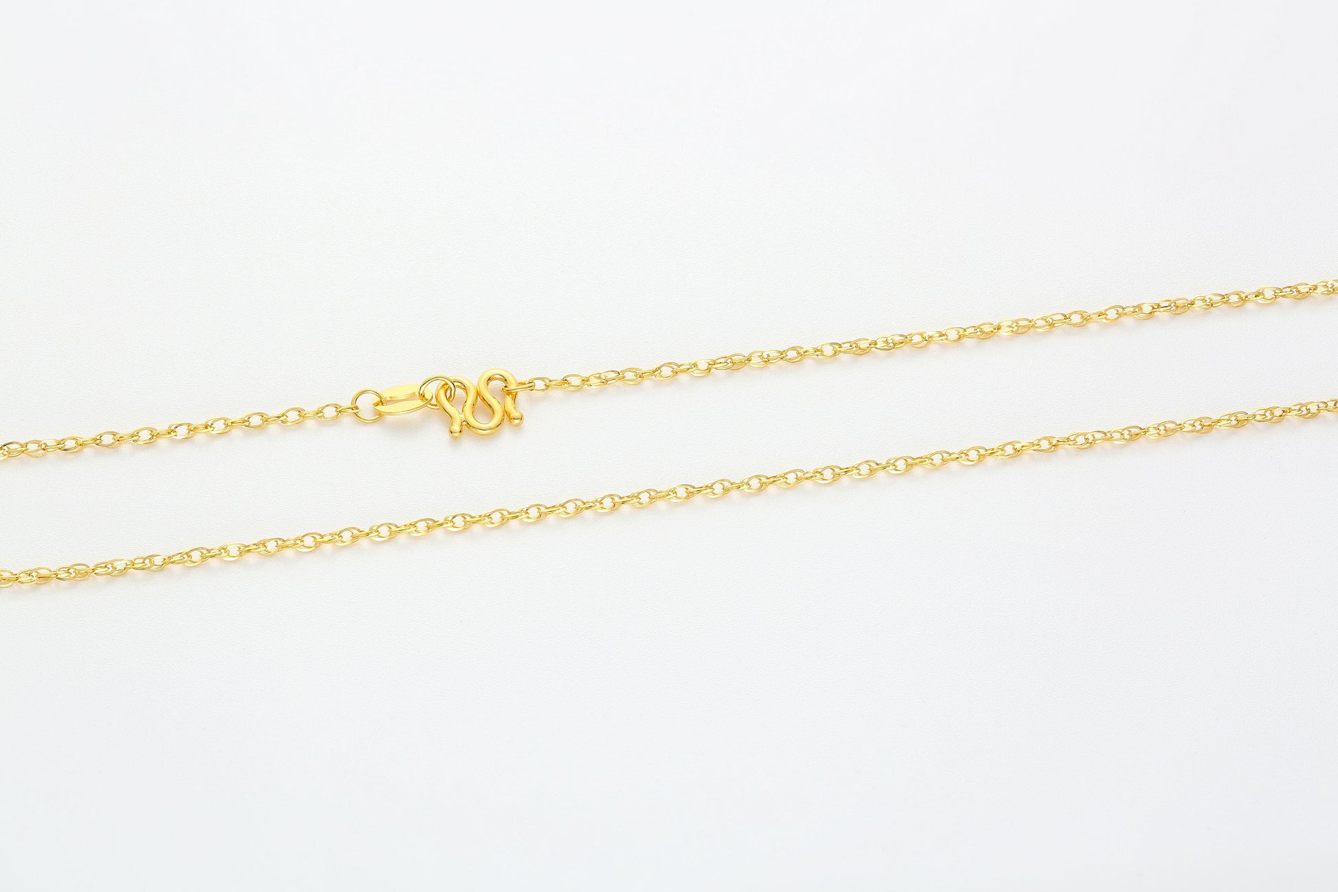 Versatile Cable Chain Hardening Gold  Necklace 