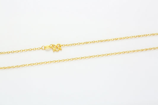 Versatile Cable Chain Hardening Gold  Necklace 