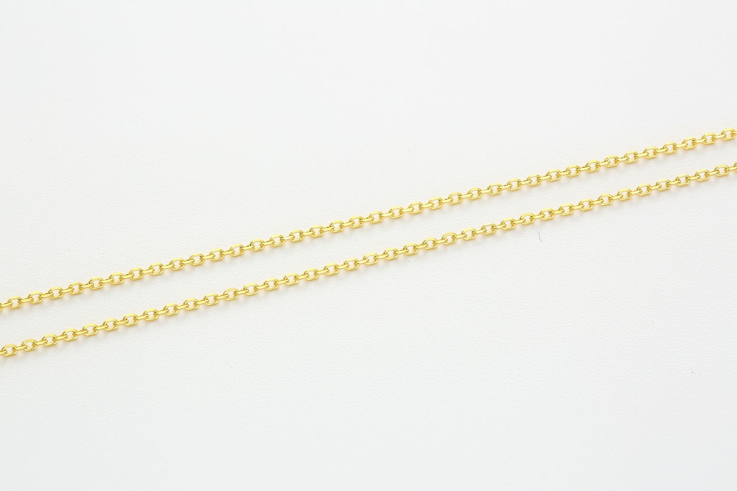 Versatile Cable Chain Hardening Gold  Necklace 