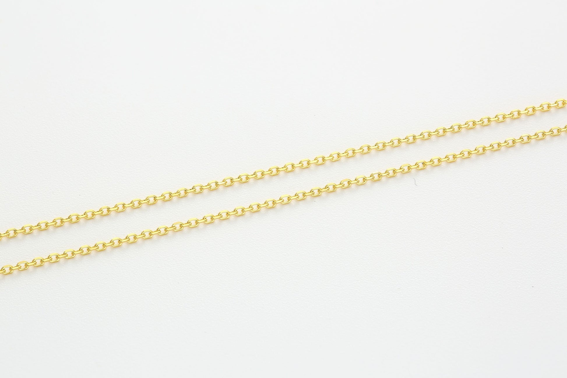 Versatile Cable Chain Hardening Gold  Necklace 