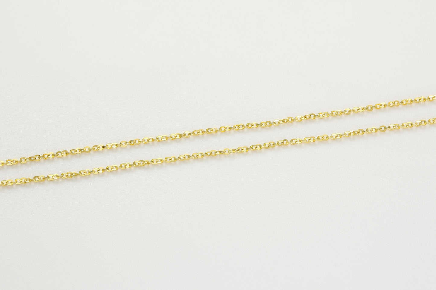 Versatile Cable Chain Hardening Gold  Necklace 