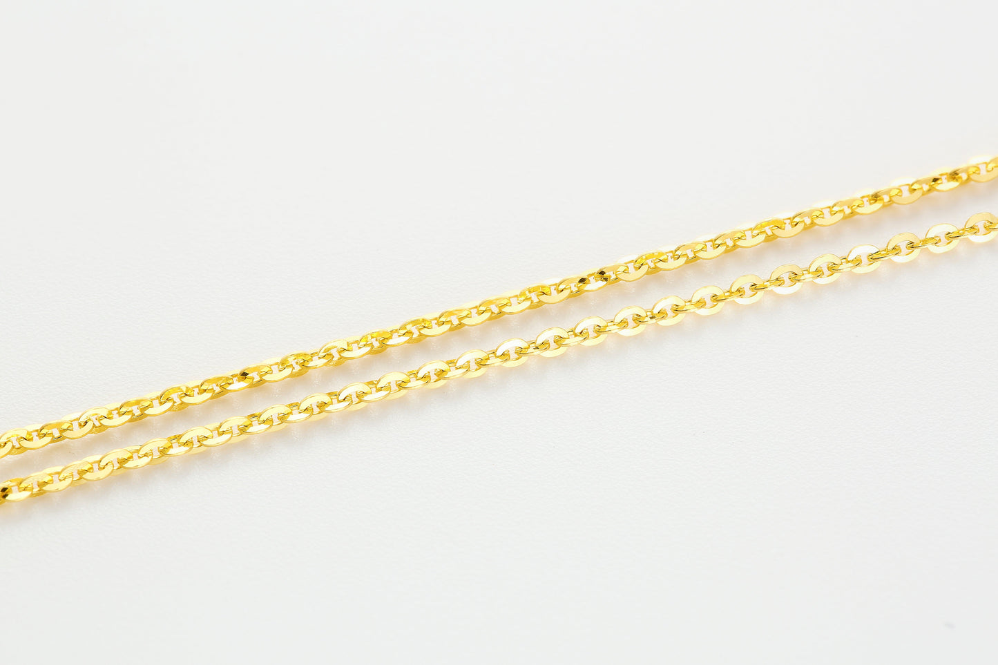 Versatile Cable Chain Hardening Gold  Necklace 