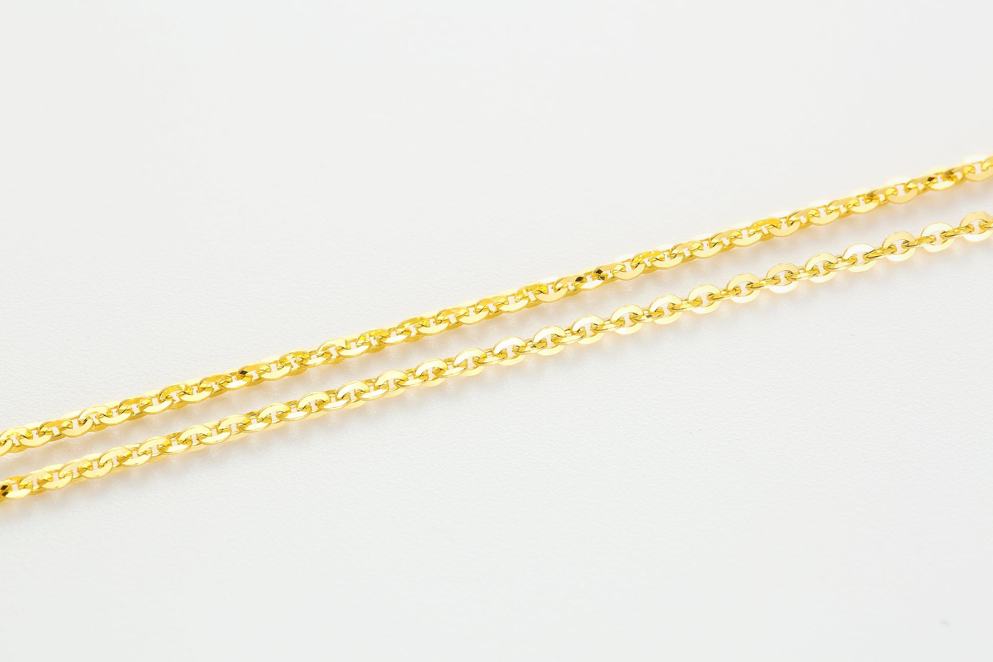 Versatile Cable Chain Hardening Gold  Necklace 