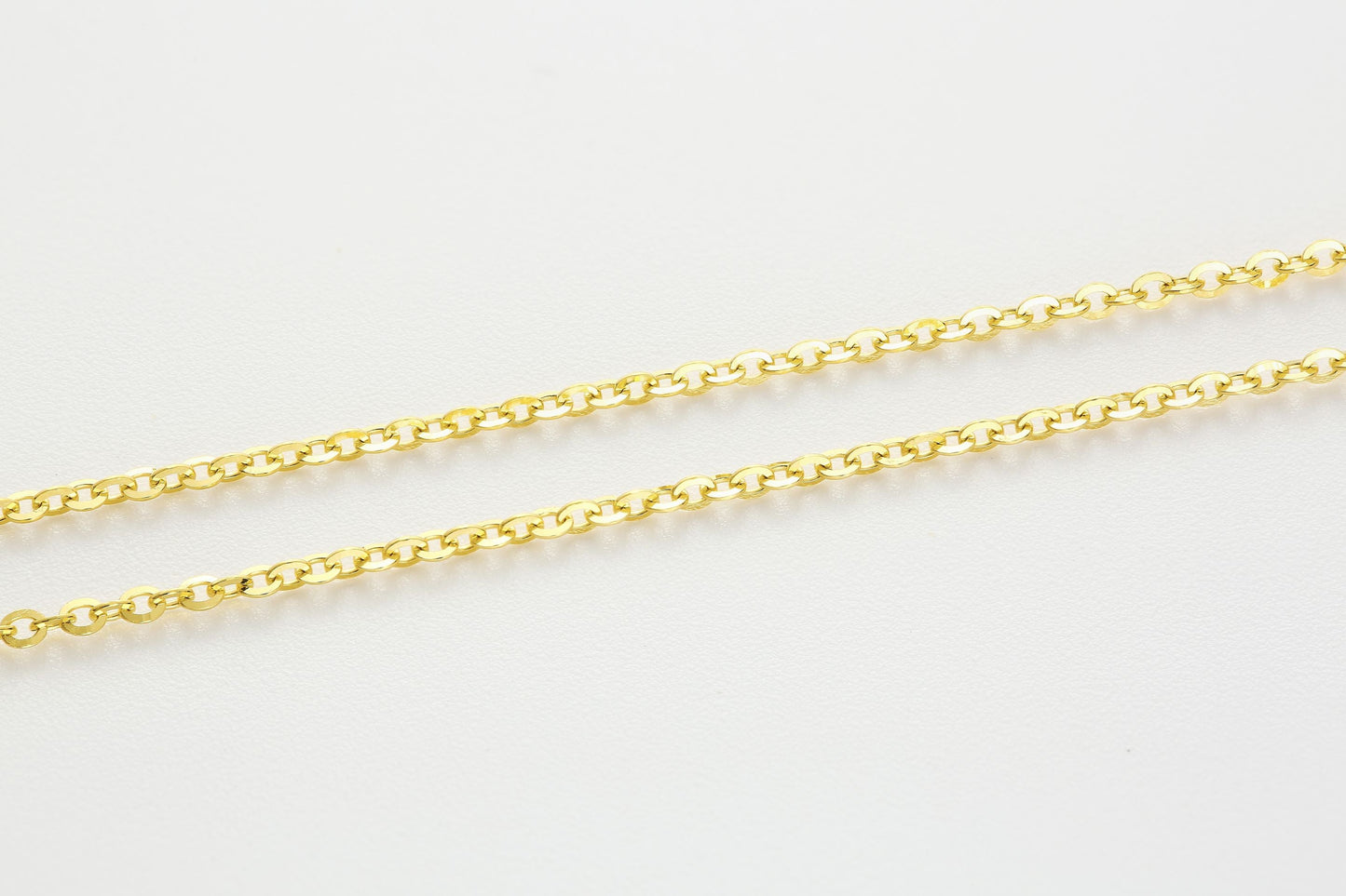 Versatile Cable Chain Hardening Gold  Necklace 