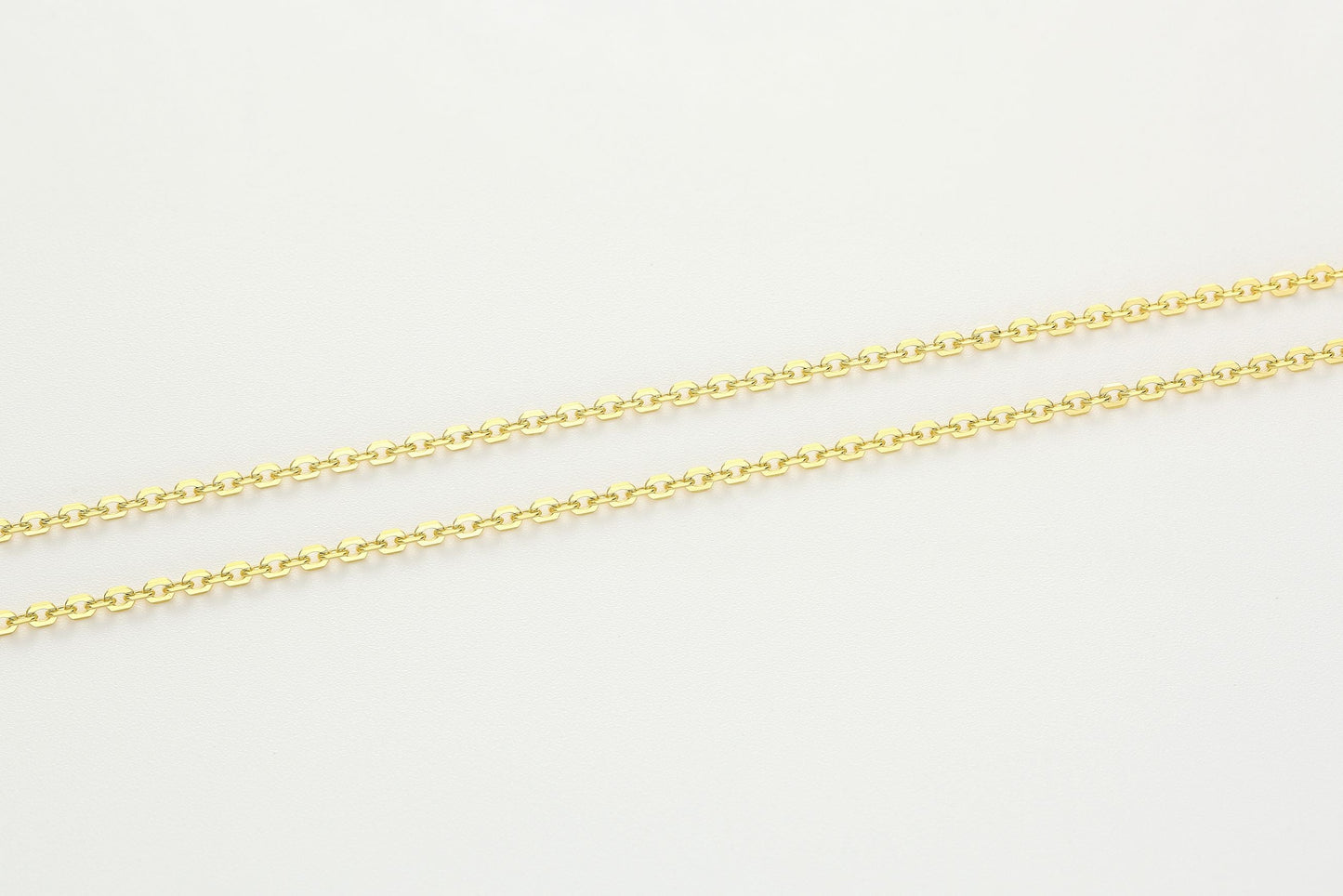 Versatile Cable Chain Hardening Gold  Necklace 