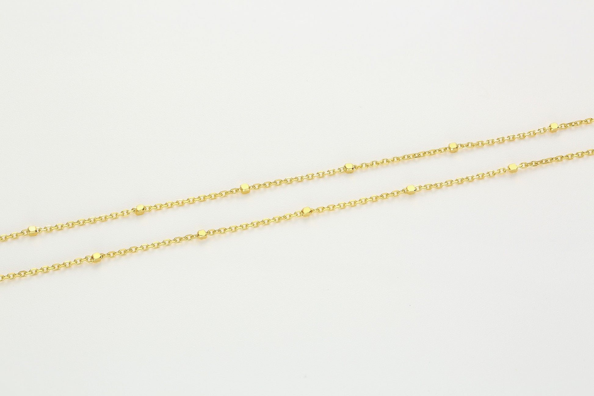 Versatile Cable Chain Hardening Gold  Necklace 