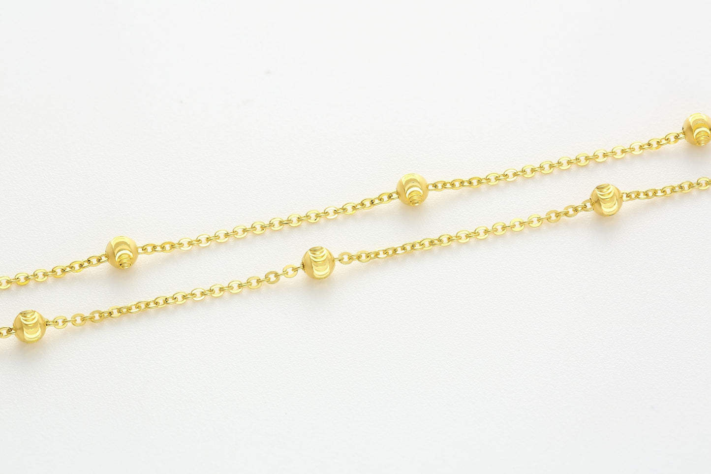 Versatile Cable Chain Hardening Gold  Necklace 