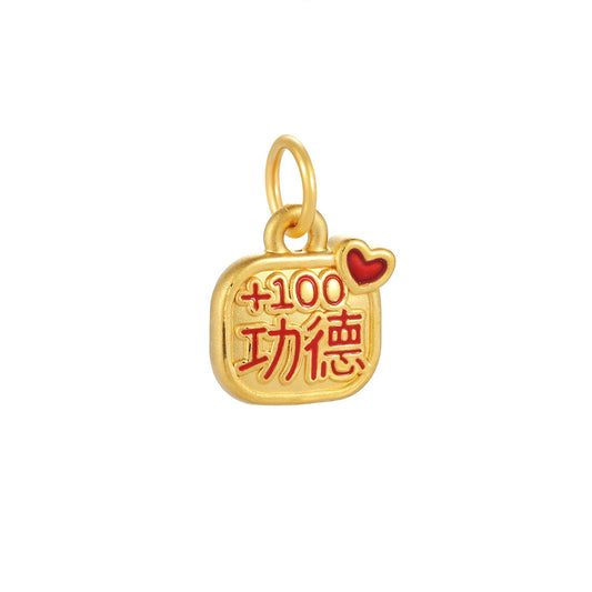 Cultural  Electroform Mini Gold Charms 