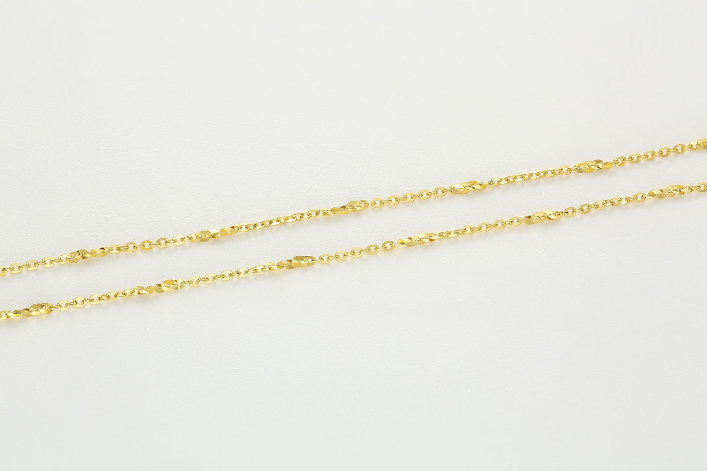 Versatile Cable Chain Hardening Gold  Necklace 