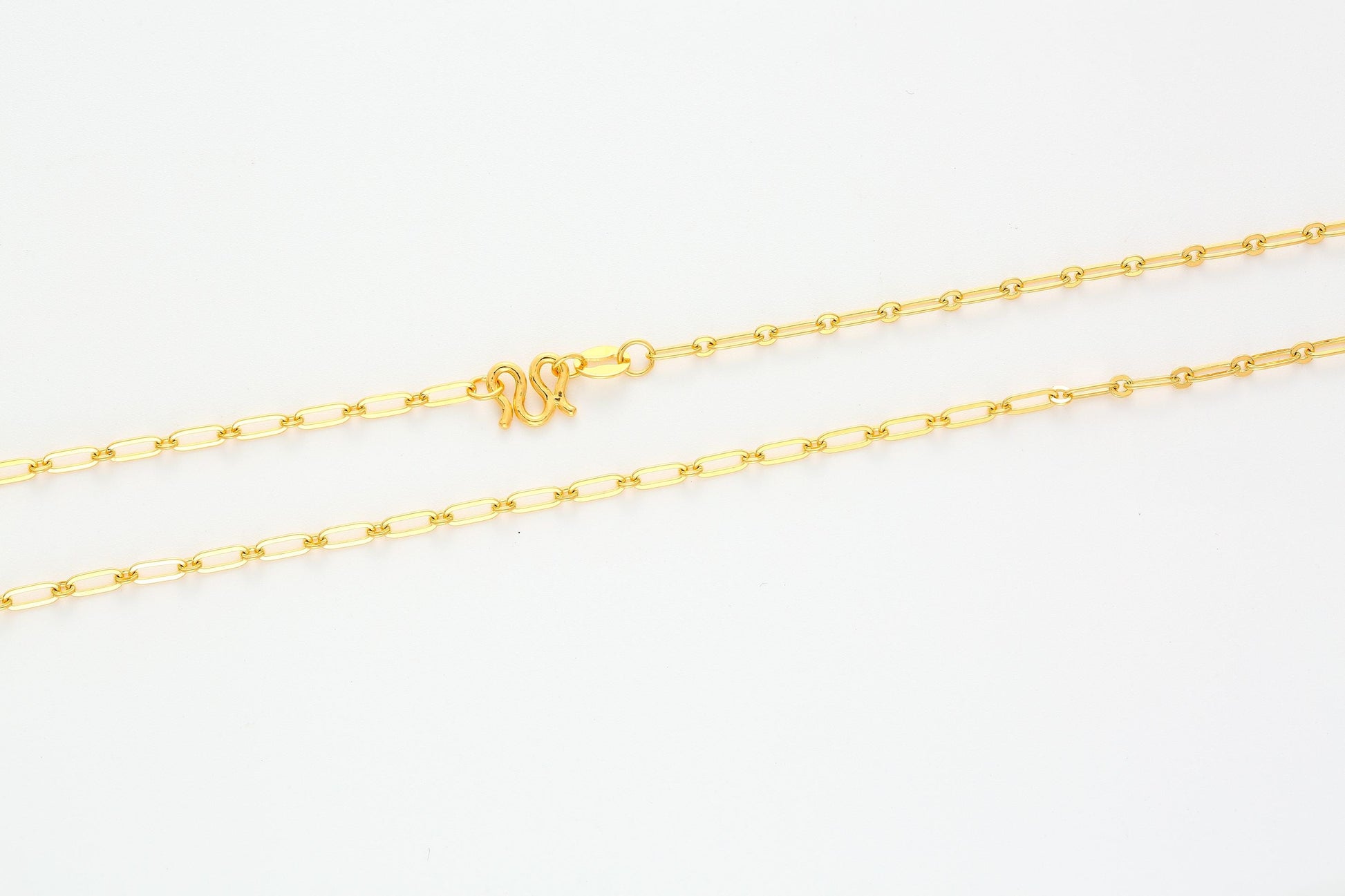 Versatile Cable Chain Hardening Gold  Necklace 