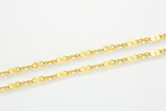 Versatile Cable Chain Hardening Gold  Necklace 