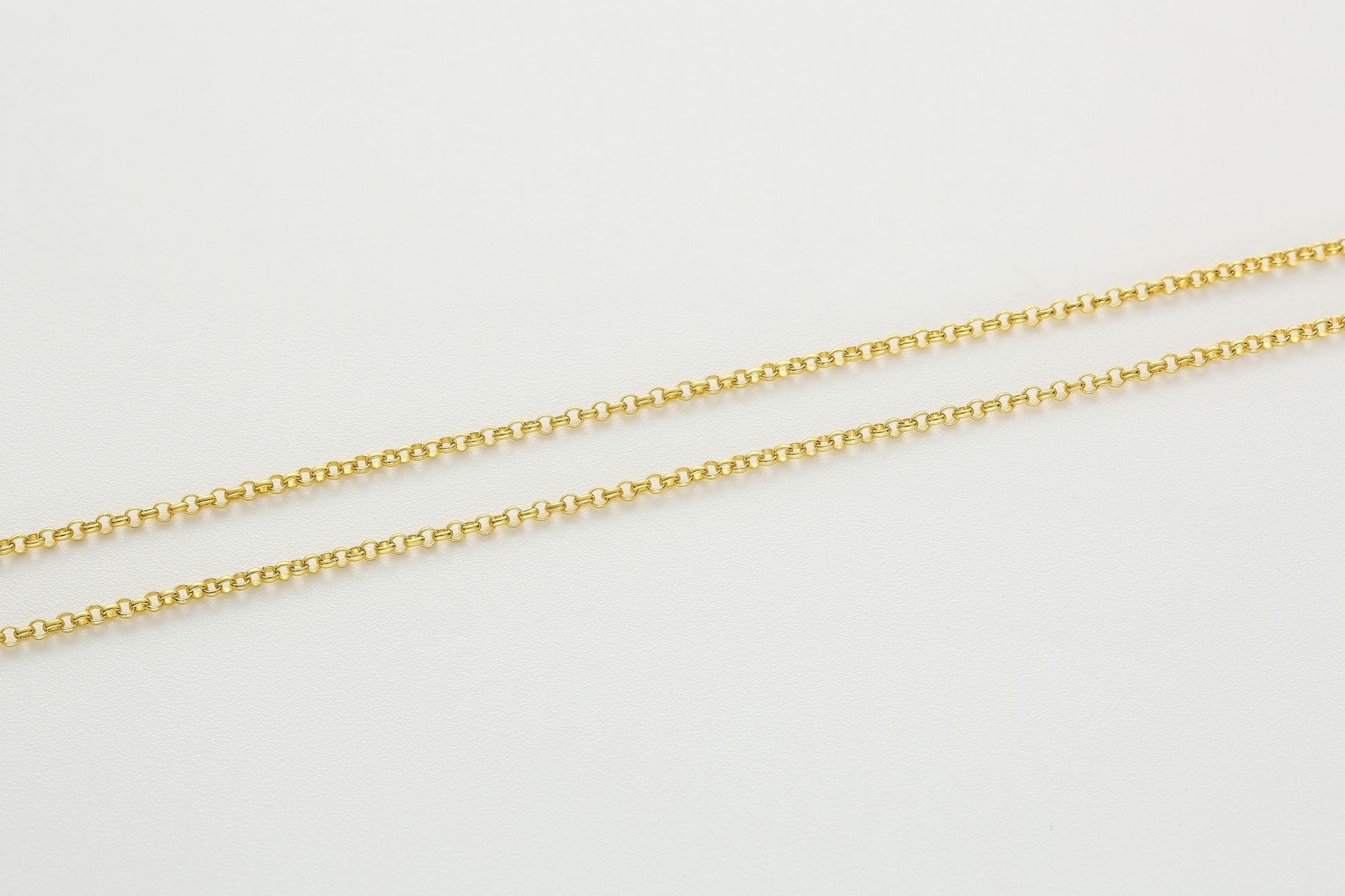 Versatile Cable Chain Hardening Gold  Necklace 