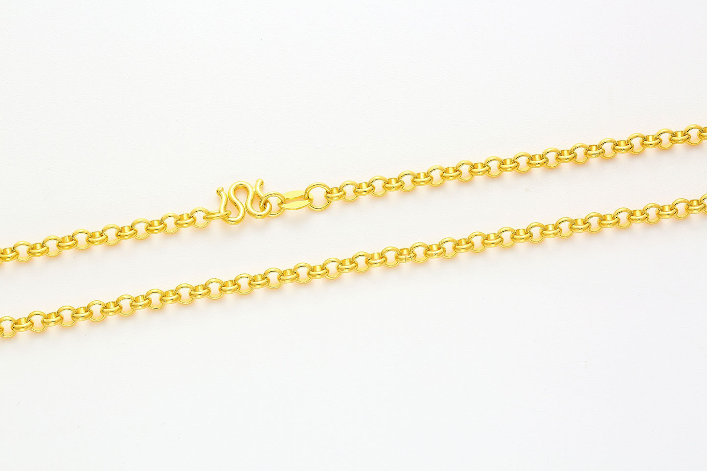 Versatile Cable Chain Hardening Gold  Necklace 